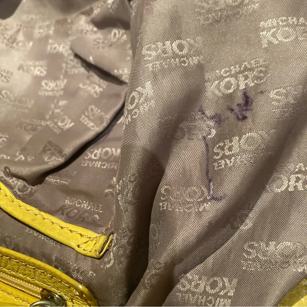 Yellow Michael Kors Handbag - Picture 14 of 14